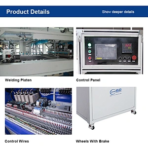 PVC Heat Exchanger Core Welding Machine for ABS Plastic Core, PP Core, PE Core