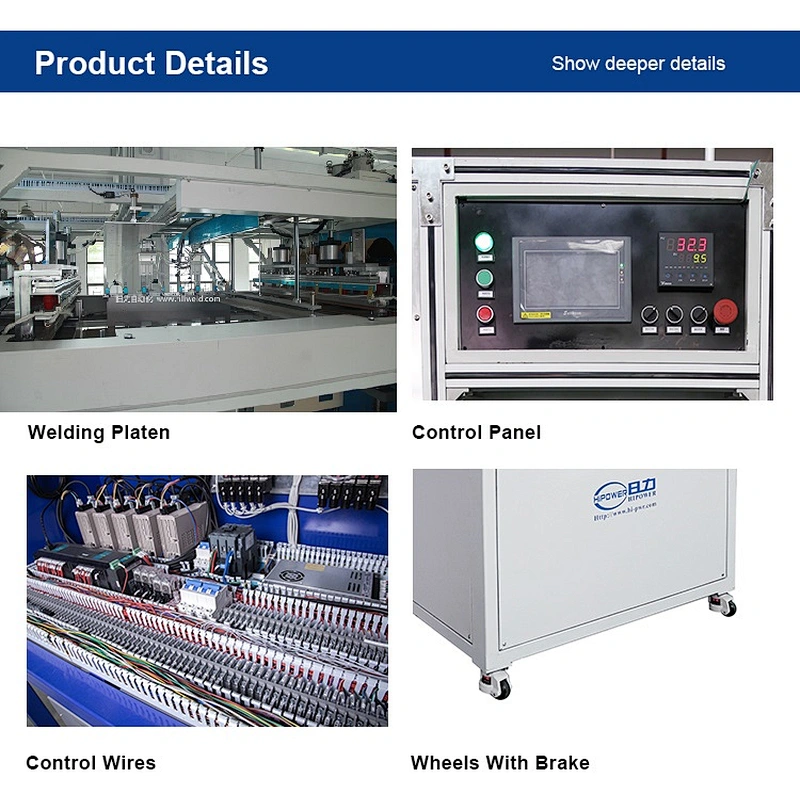 PVC Heat Exchanger Core Welding Machine for ABS Plastic Core, PP Core, PE Core